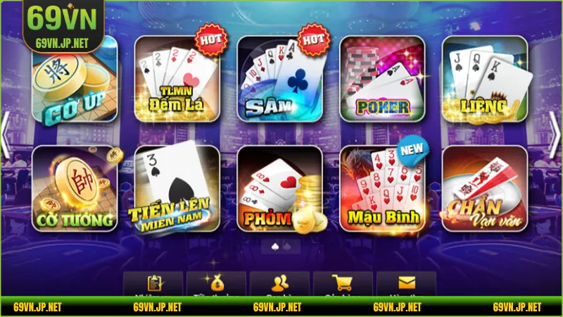 Điểm mạnh nổi bật làm nên tên tuổi của game bài 69VN